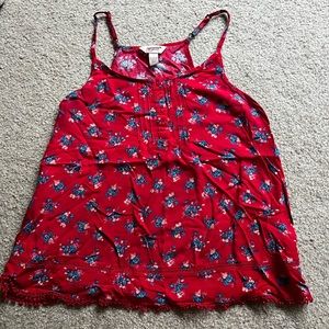 high neck, flow tank top